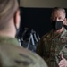 Maj. Gen. Neely Visits Service Members Working Vaccination Sites