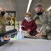 Maj. Gen. Neely Visits Service Members Working Vaccination Sites