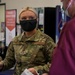Maj. Gen. Neely Visits Service Members Working Vaccination Sites