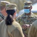 Maj. Gen. Neely Visits Service Members Working Vaccination Sites