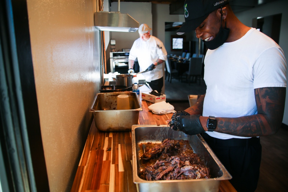 10TH GROUP CULINARY SPECIALIST TRAINS WITH CELEBRITY CHEF BROTHER LUCK
