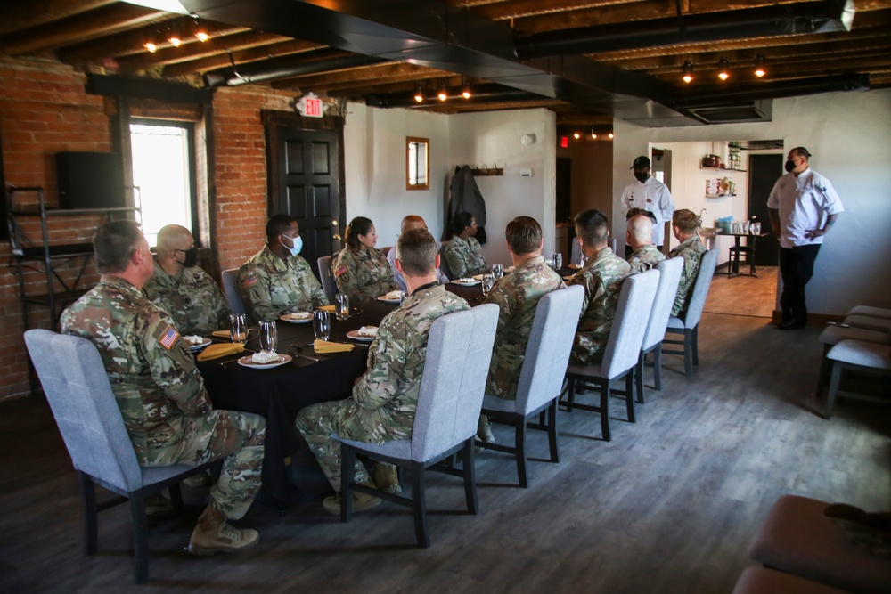 10TH GROUP CULINARY SPECIALIST TRAINS WITH CELEBRITY CHEF BROTHER LUCK