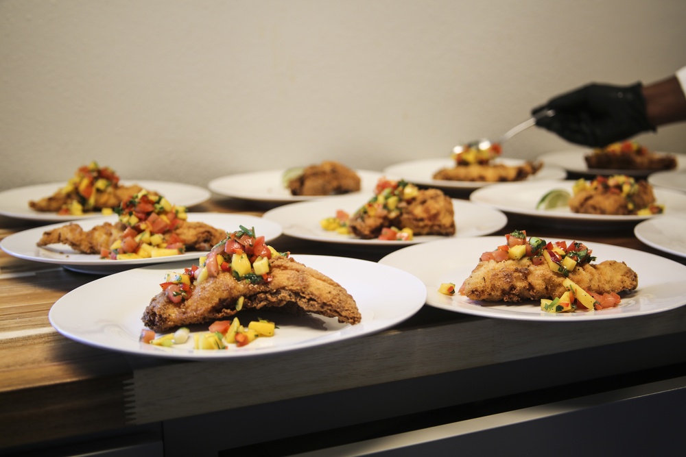 10TH GROUP CULINARY SPECIALIST TRAINS WITH CELEBRITY CHEF BROTHER LUCK