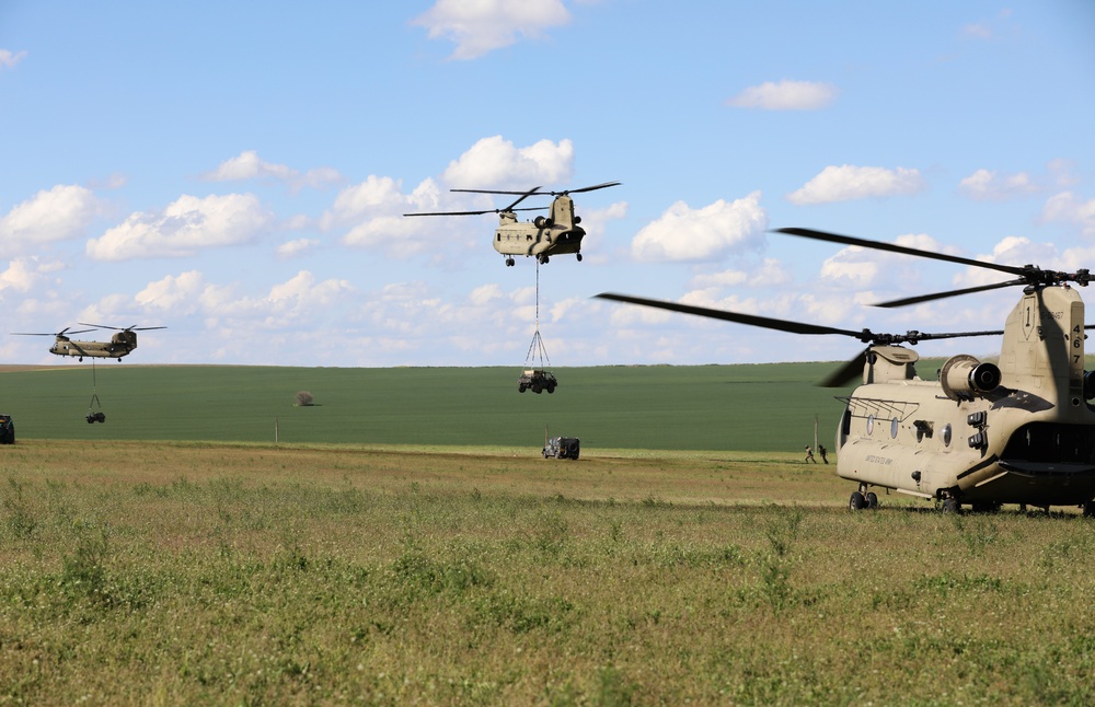 Multinational Air Assault in Romania