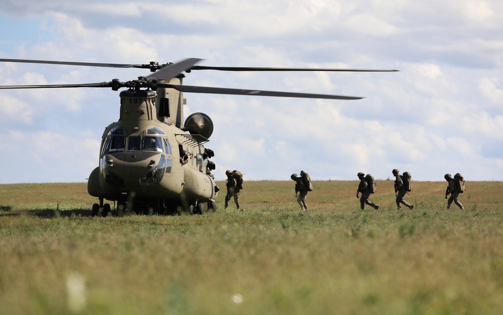 Multinational Air Assault in Romania