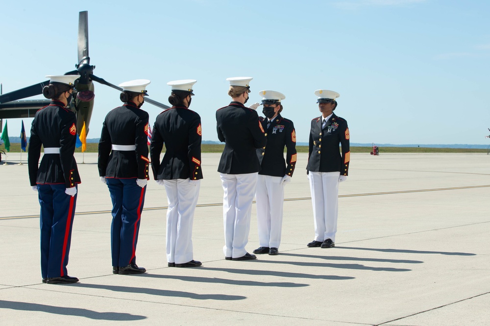 Master Gunnery Sgt. Cassandrea Cruz Retirement Ceremony