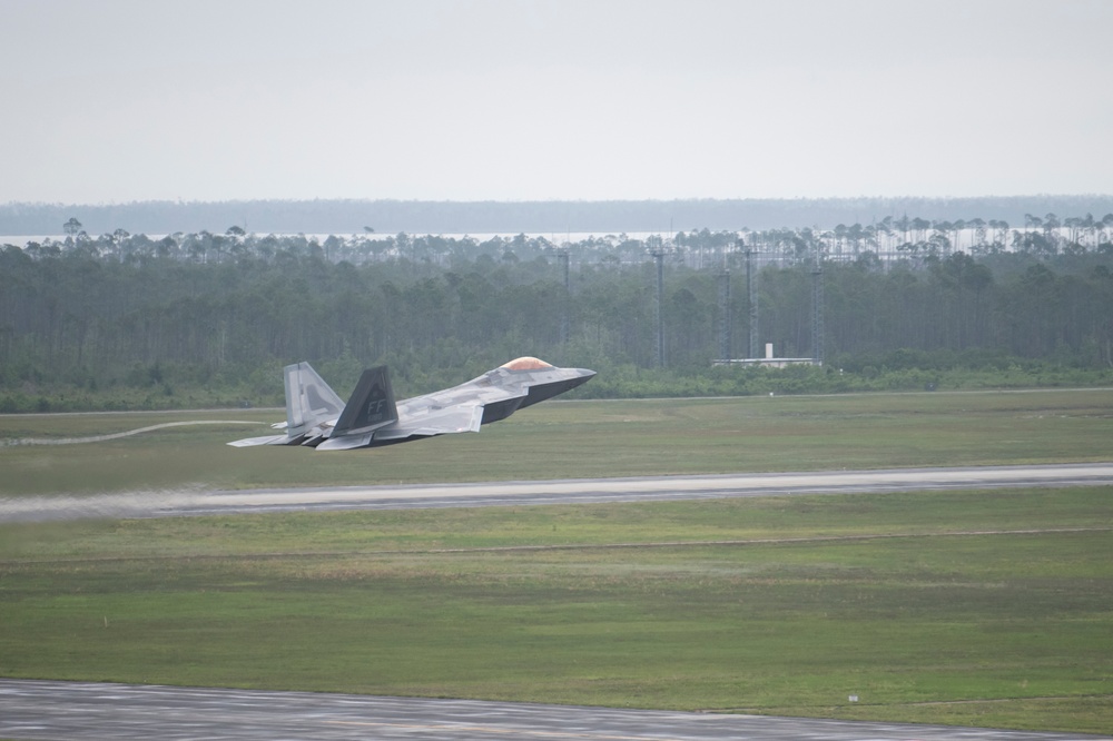 Aircraft take off for Checkered Flag 21-2