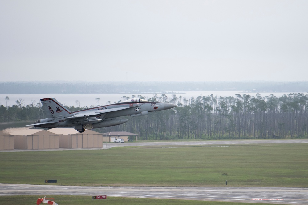 Aircraft take off for Checkered Flag 21-2