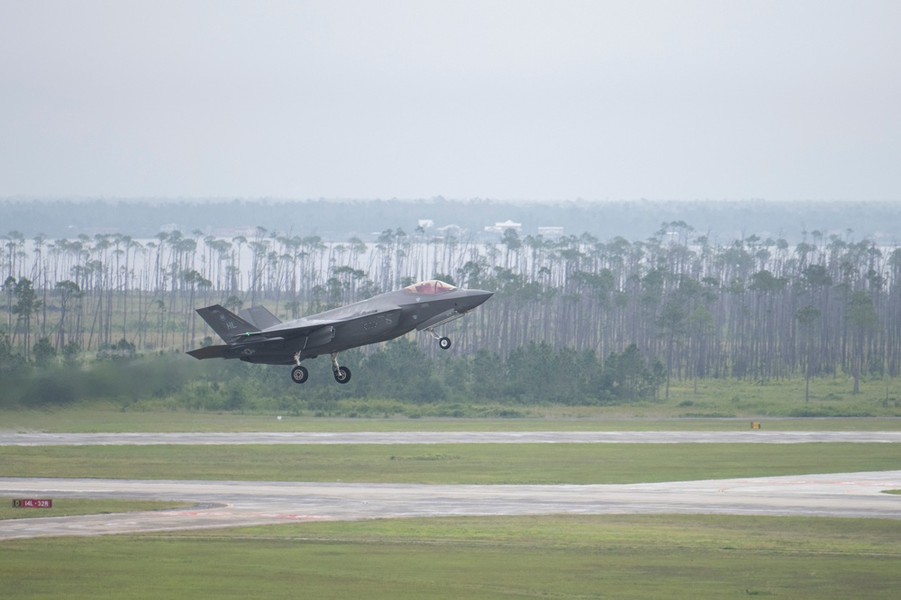 Aircraft take off for Checkered Flag 21-2