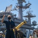 Sailors Conduct Catapult Maintenance