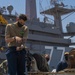 Sailors Conduct Catapult Maintenance