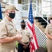 CSCS Korhy Flanary, CS1 Gideon Ige reenlistment ceremony