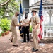 CSCS Korhy Flanary, CS1 Gideon Ige reenlistment ceremony