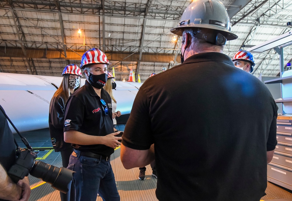 NASCAR team tours ISO Dock at Dover AFB