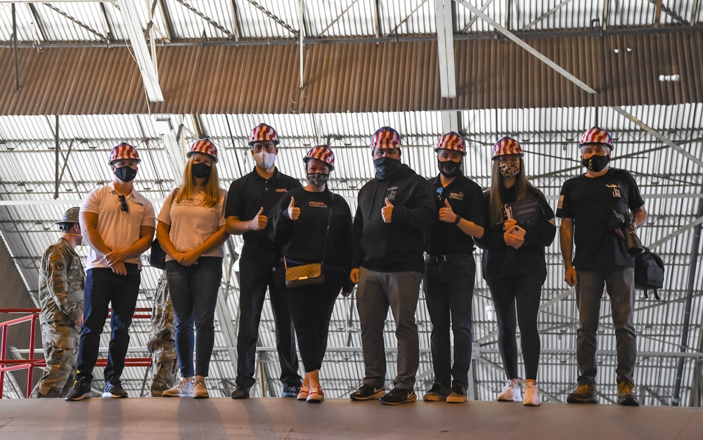NASCAR team tours ISO Dock at Dover AFB