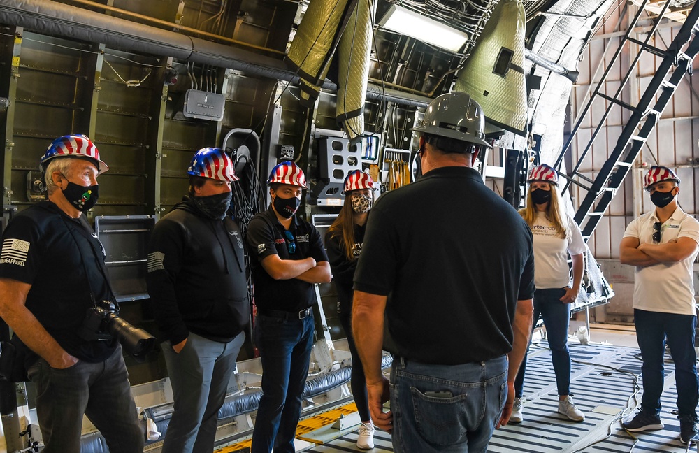 NASCAR team tours ISO Dock at Dover AFB