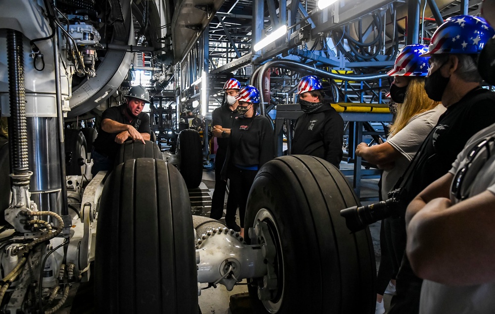 NASCAR team tours ISO Dock at Dover AFB