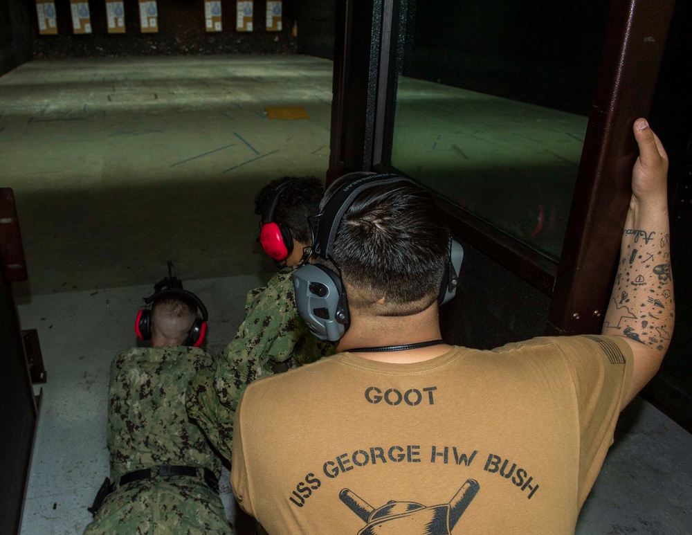 GHWB Sailors Participate In Gun Shoot