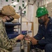 GHWB Sailors Conduct Respirator Fit Test
