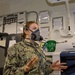 GHWB Sailors Conduct Respirator Fit Test