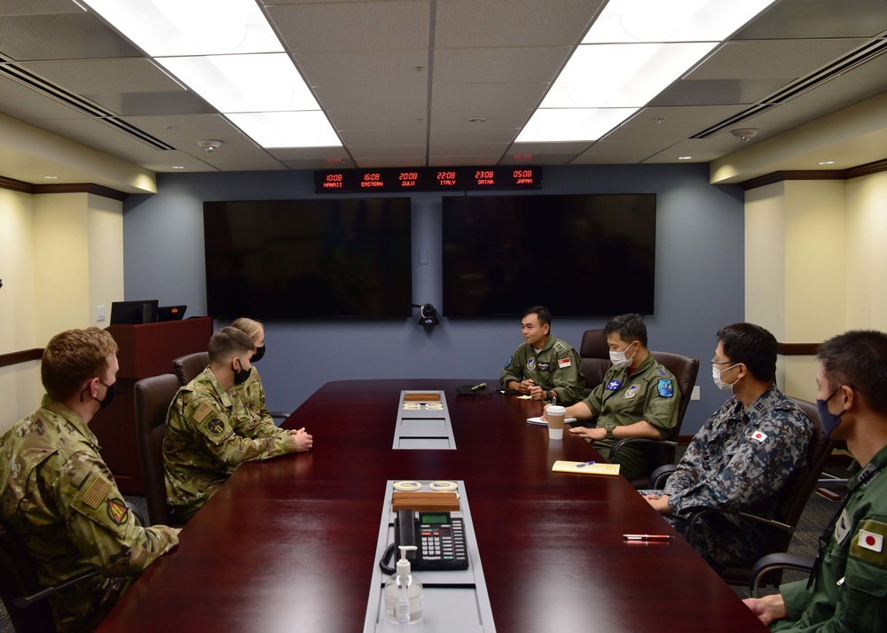 USAFA Cadets visit PACAF HQ