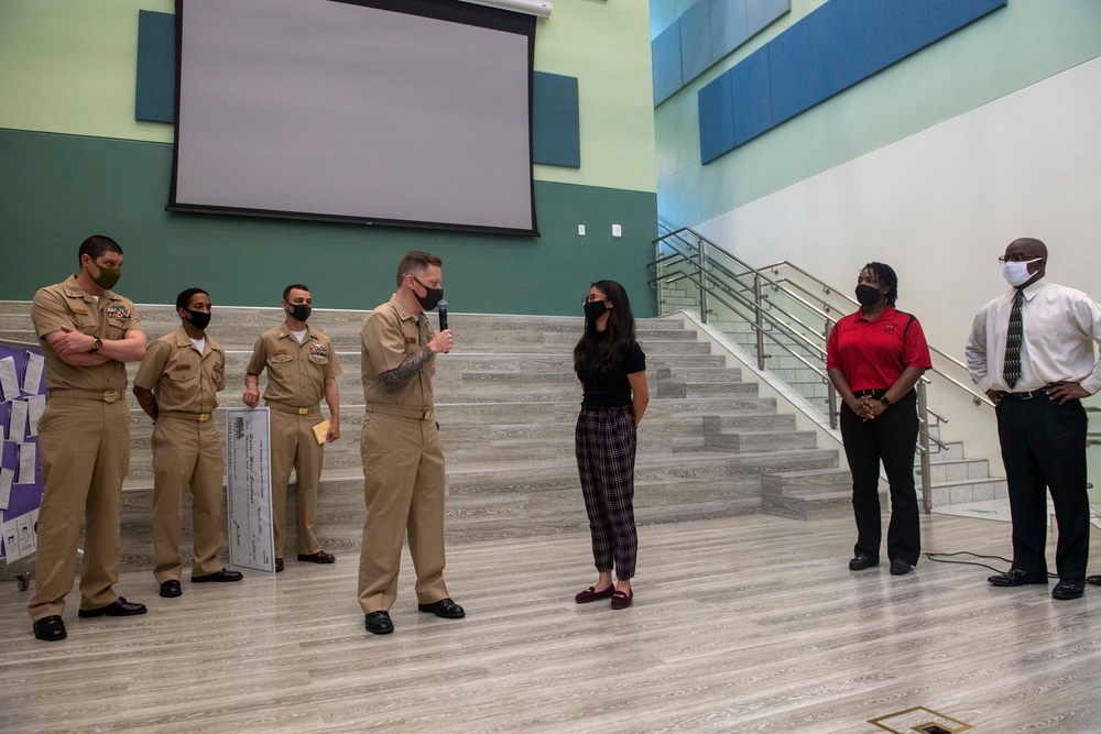 USS America CPOA donates scholarship