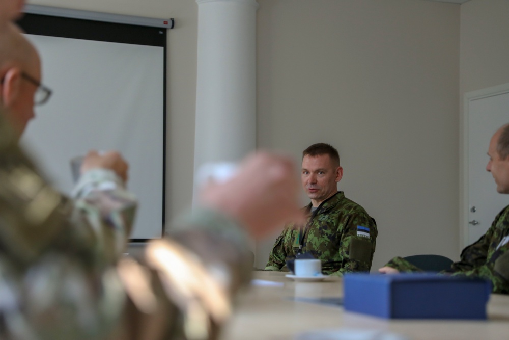 U.S. Army Chaplains Meet Estonian Defence Force Chaplains