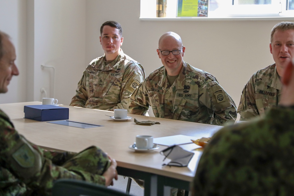 U.S. Army Chaplains Meet Estonian Defence Force Chaplains