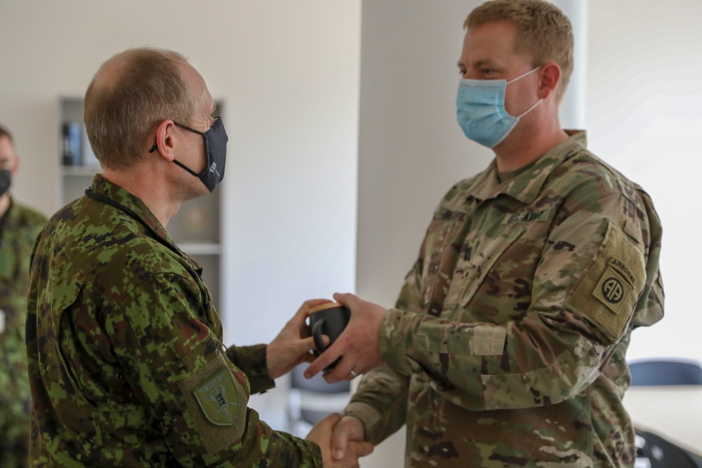 U.S. Army Chaplains Meet Estonian Defence Force Chaplains