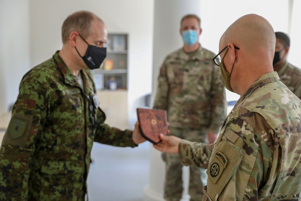 U.S. Army Chaplains Meet Estonian Defence Force Chaplains