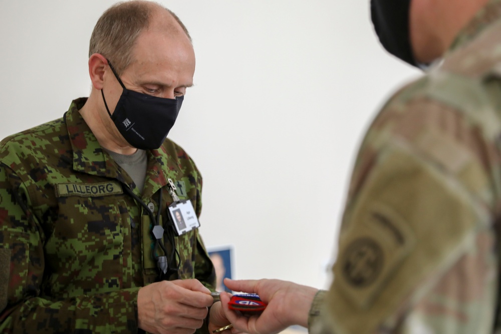 U.S. Army Chaplains Meet Estonian Defence Force Chaplains