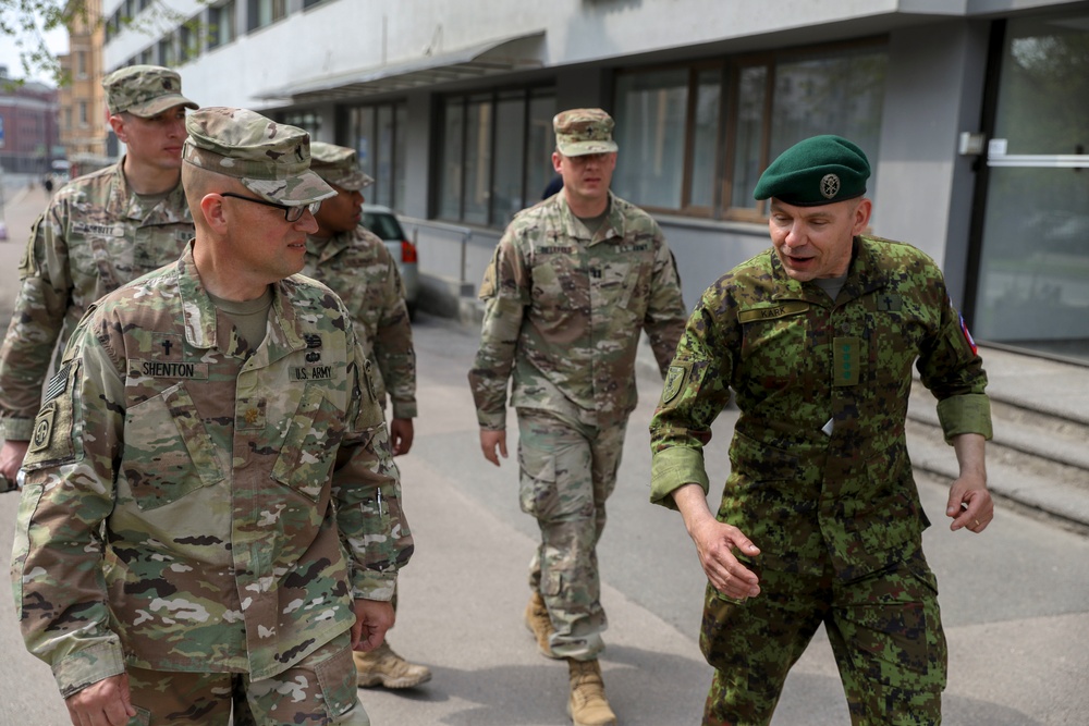 U.S. Army Chaplains Meet Estonian Defence Force Chaplains