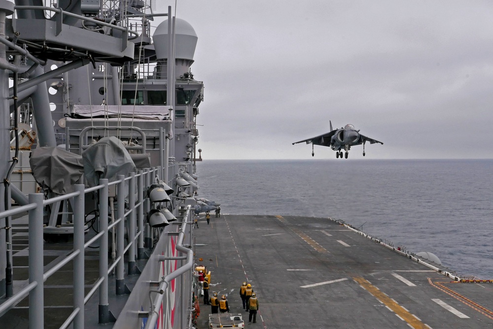 USS Iwo Jima Operates In North Sea