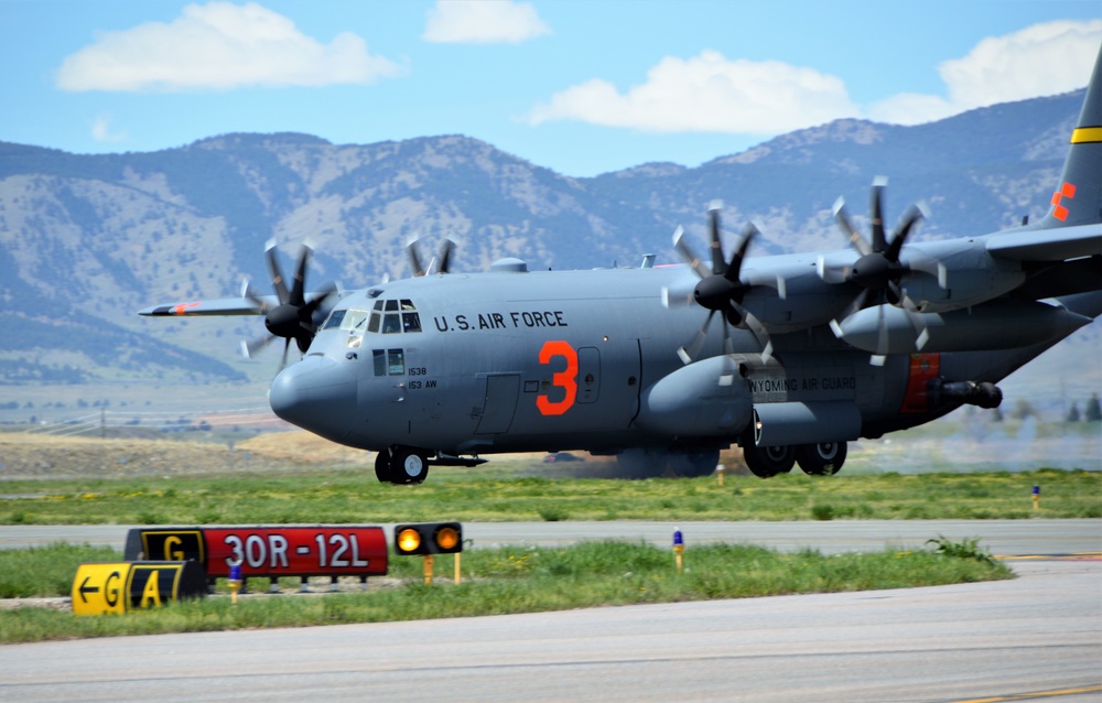 Air National Guard and Air Force Reserve Conduct Annual Aerial Firefighting Training