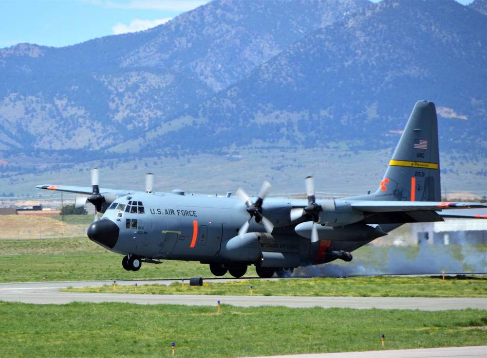 Air National Guard and Air Force Reserve Conduct Annual Aerial Firefighting Training