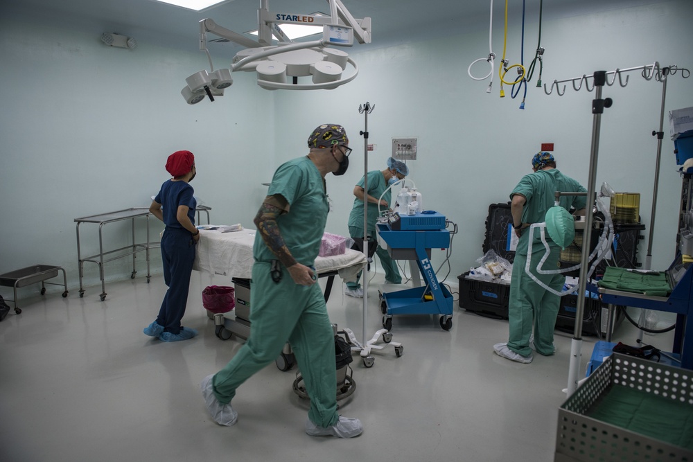 JTF-Bravo Forward Surgical Section performs surgeries in El Salvador during Resolute Sentinel 21