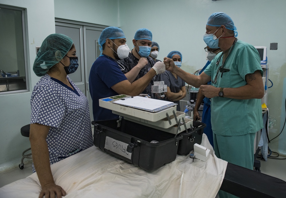 JTF-Bravo Forward Surgical Section performs surgeries in El Salvador during Resolute Sentinel 21