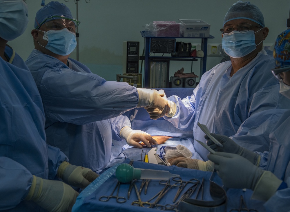 JTF-Bravo Forward Surgical Section performs surgeries in El Salvador during Resolute Sentinel 21