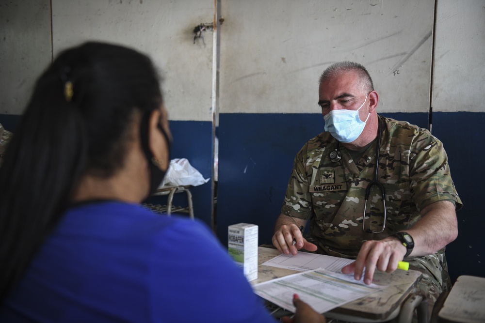 JTF-Bravo conducts MEDRETE on Meanguera Island, El Salvador during Resolute Sentinel 21