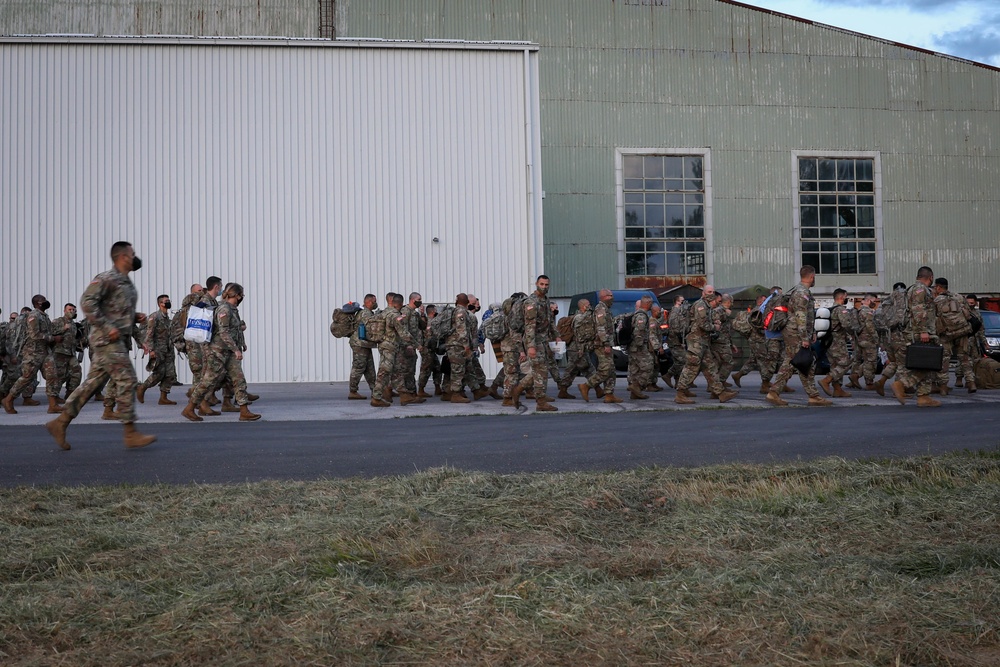 Florida Army National Guard Soldiers arrive in Croatia