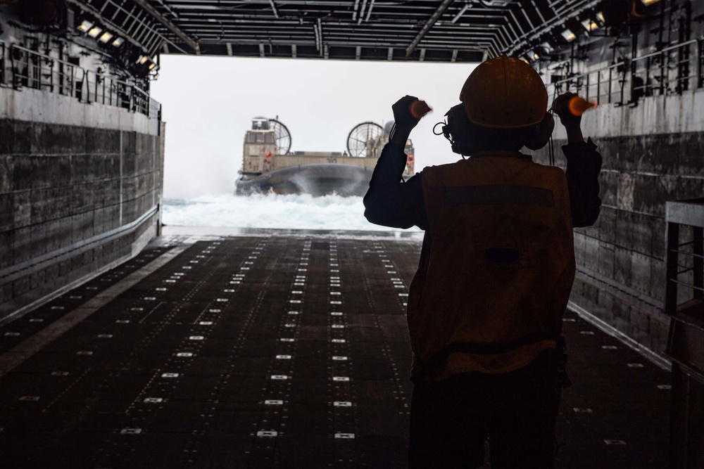 USS New Orleans Conducts Well Deck Operations