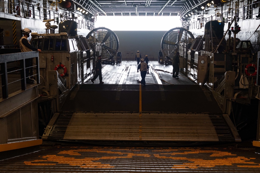 USS New Orleans Conducts Well Deck Operations