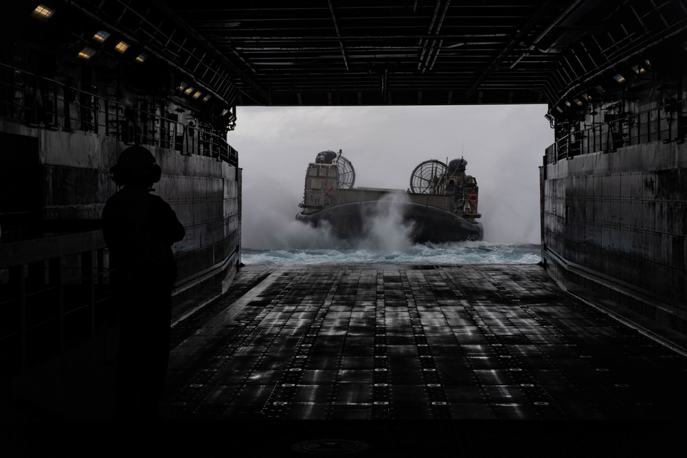 USS New Orleans Conducts Well Deck Operations