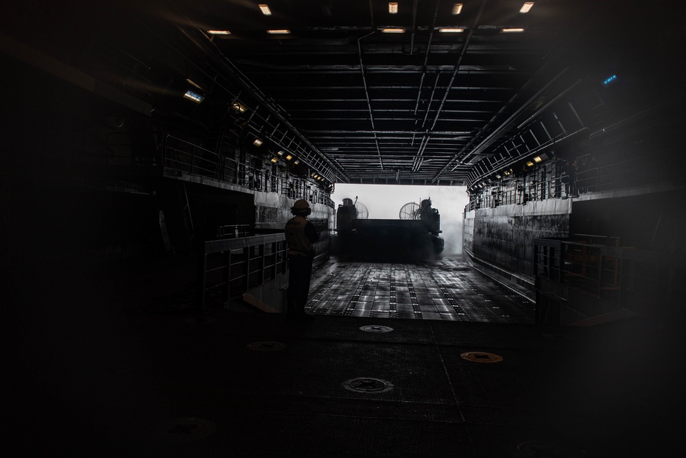 USS New Orleans Conducts Well Deck Operations