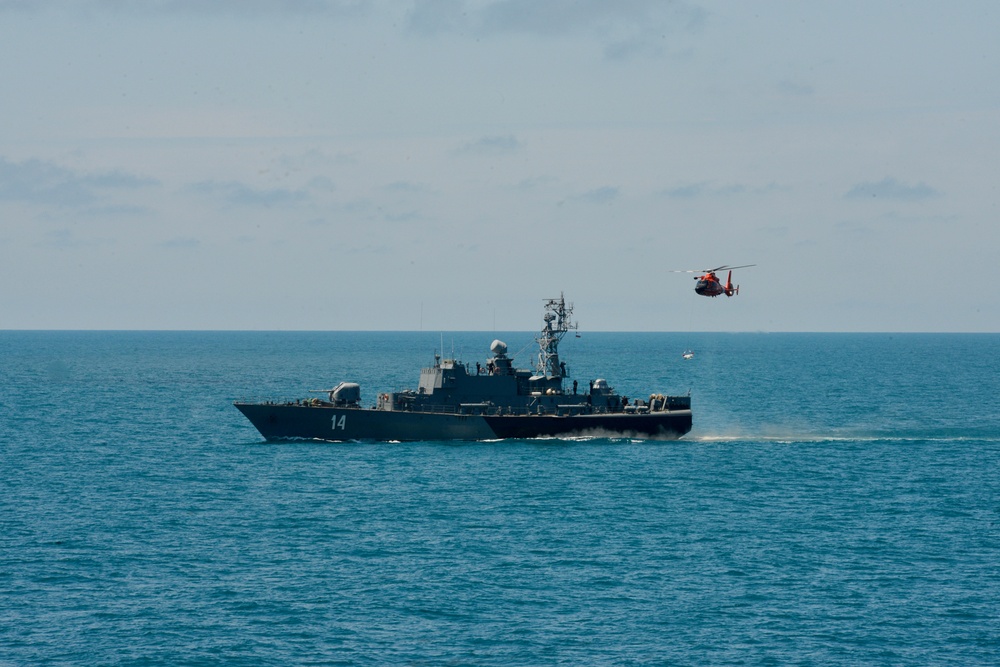 U.S. Coast Guard conduct at-sea exercises with Bulgarian navy