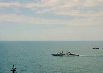 U.S. Coast Guard conducts at sea exercises with Romanian, Bulgarian navies