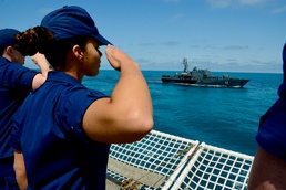 U.S. Coast Guard conducts at sea exercises with Romanian, Bulgarian navies