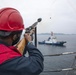 Sailors Aboard USS Milius (DDG 69) Conduct Towing Exercise