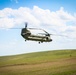 CH-47 Chinook Flies Over Babadag Training Area