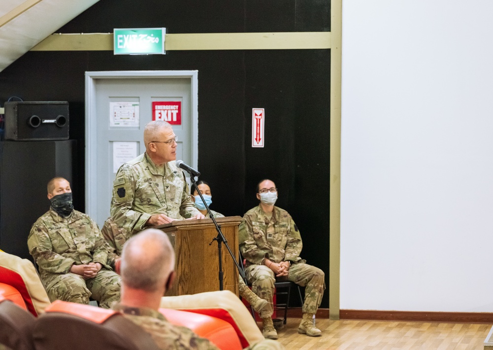 Cal Guard's 640th ASB and the Pennsylvania Guard's 628th ASB hold TOA ceremony